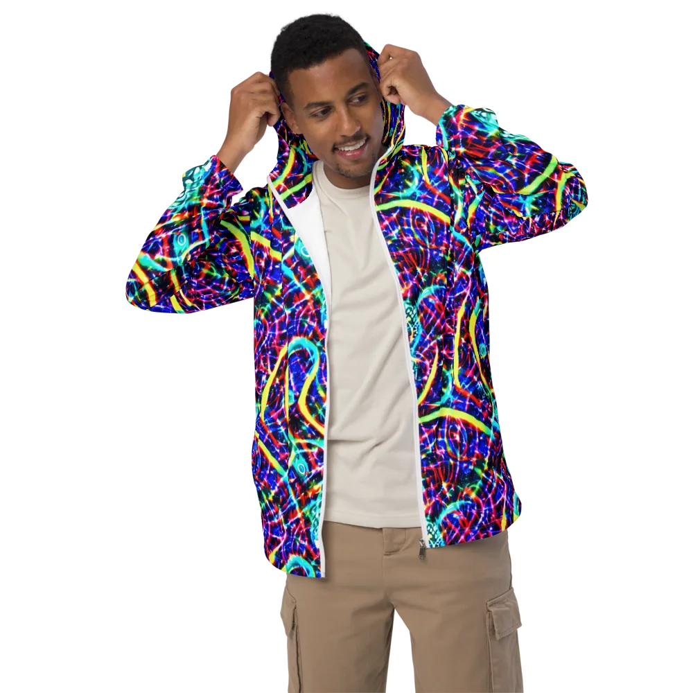 Fynesian Galaxy on Men's Windbreaker — Front