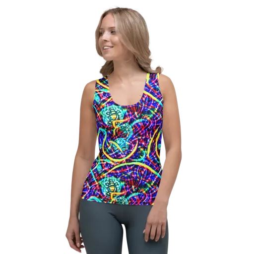 Fynesian Galaxy on a Women's Tank Top