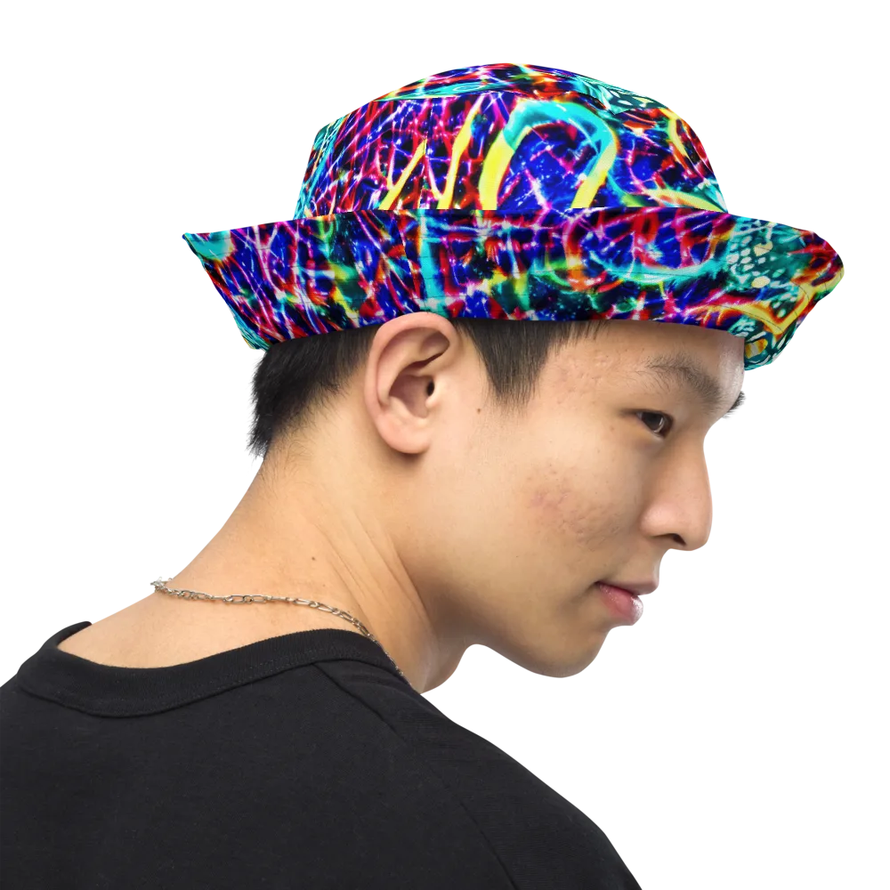 Fynesian Galaxy on Reversible Bucket Hat — Right Outside