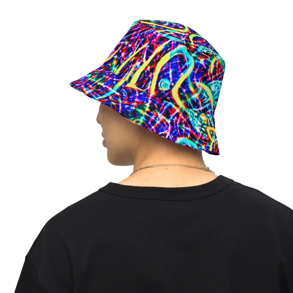 Fynesian Galaxy on Reversible Bucket Hat — Back Inside