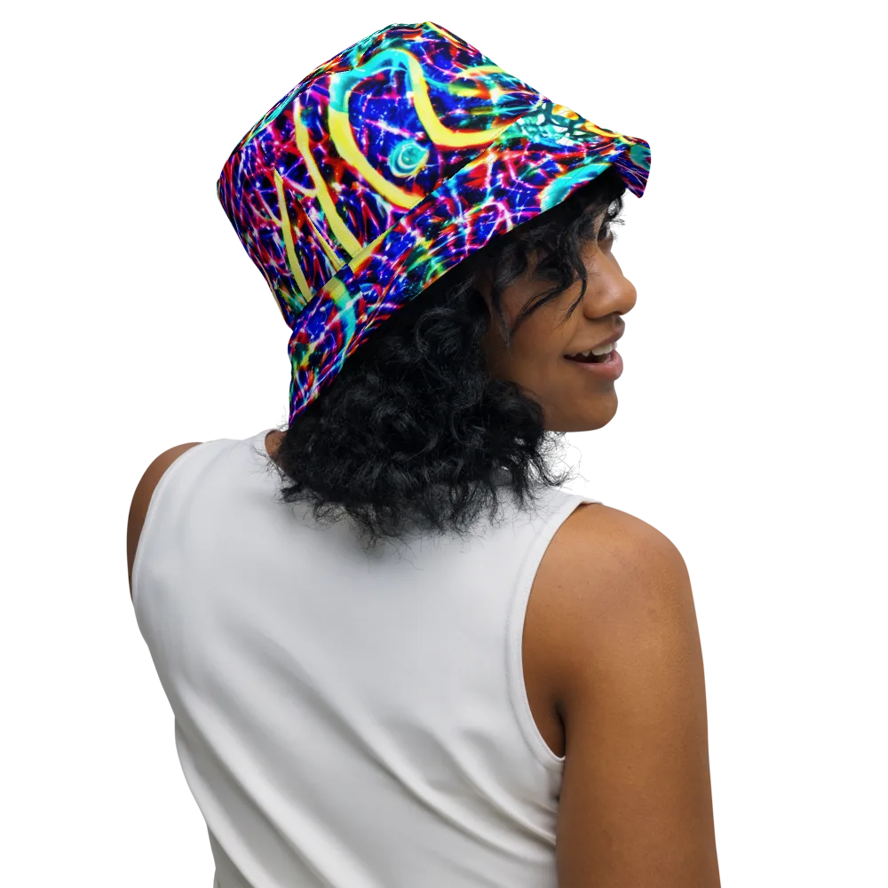 Fynesian Galaxy on Reversible Bucket Hat — Right Outside