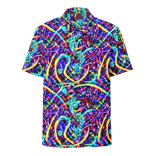 Fynesian Galaxy on a Button Shirt