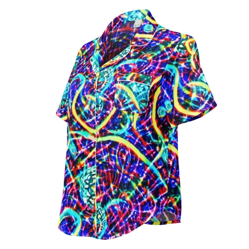 Fynesian Galaxy on a Women's Short Sleeve Pajama Top