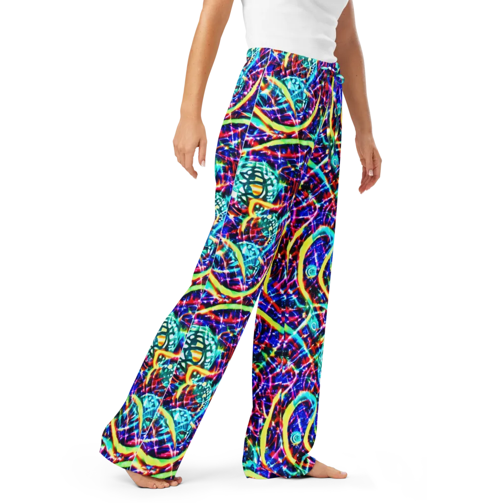 Fynesian Galaxy on Women's Pajama Pants — Right Front