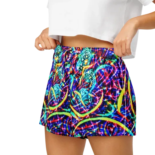 Fynesian Galaxy on a Women's Pajama Shorts