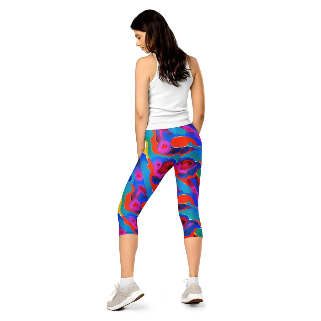 Irvin Rhapsody on Capri Leggings — Back