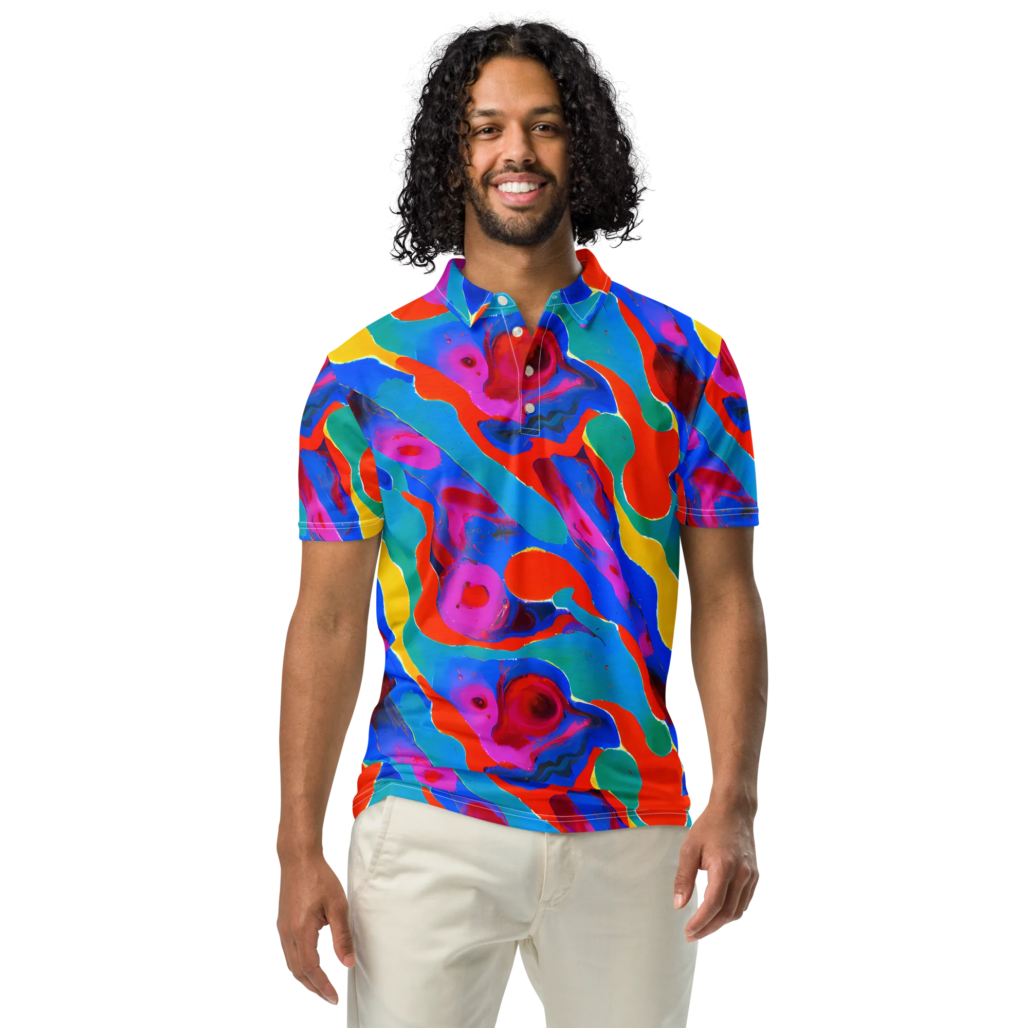 Irvin Rhapsody on Men's Slim Fit Polo Shirt — Front