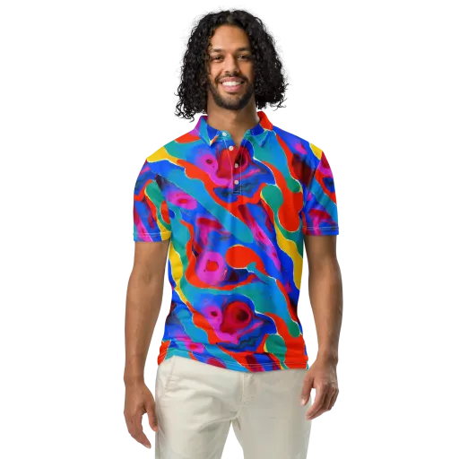 Irvin Rhapsody on a Men's Slim Fit Polo Shirt