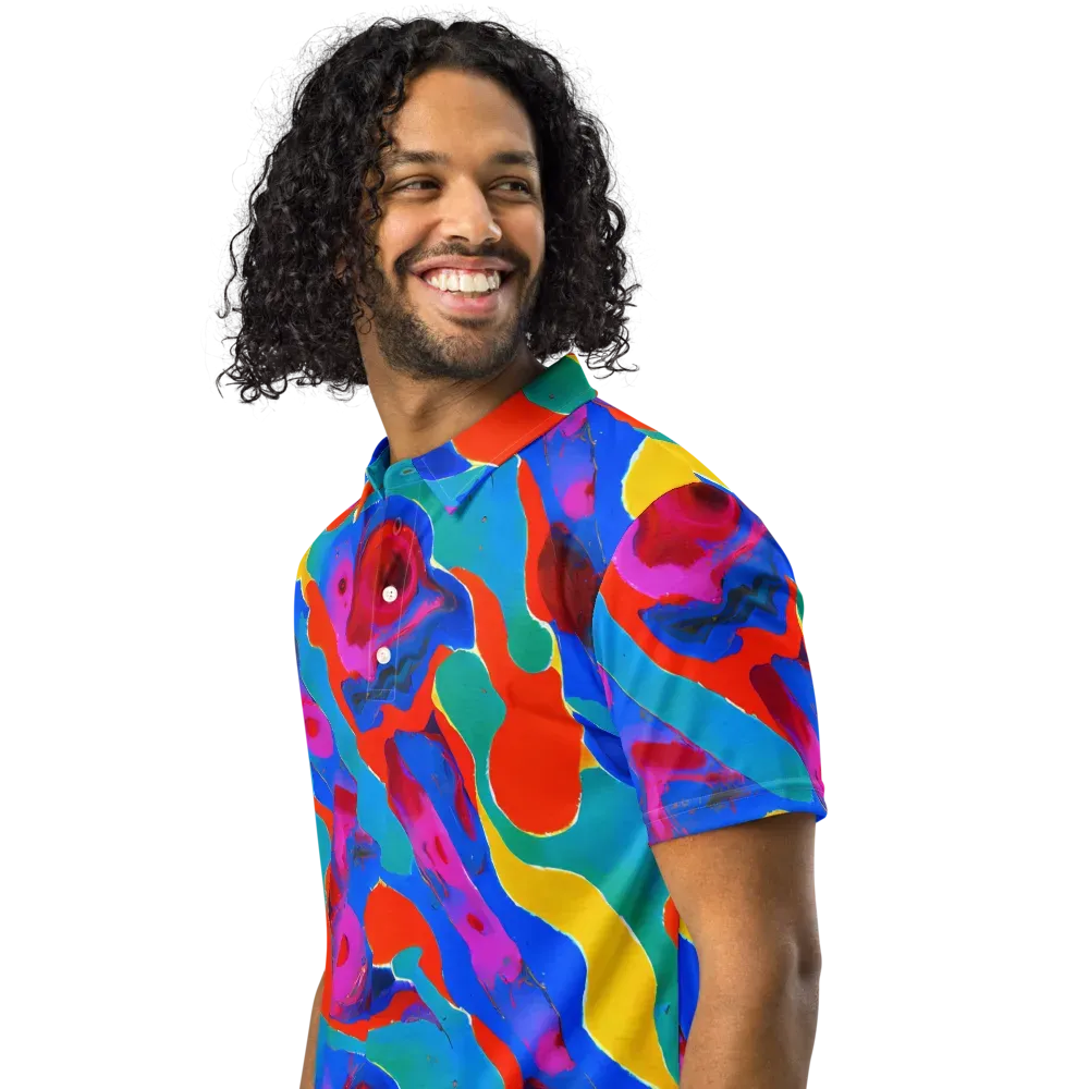 Irvin Rhapsody on Men's Slim Fit Polo Shirt — Left Front