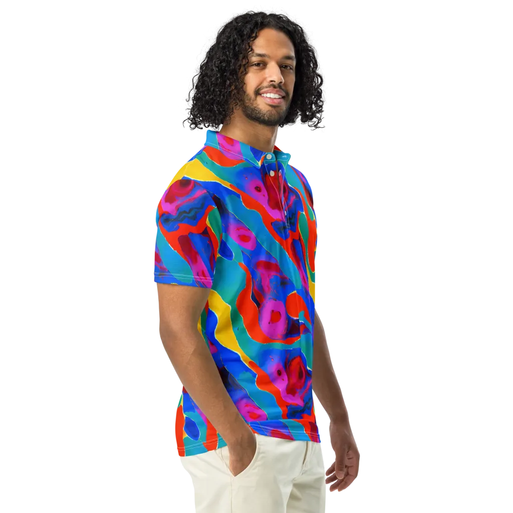 Irvin Rhapsody on Men's Slim Fit Polo Shirt — Right Front