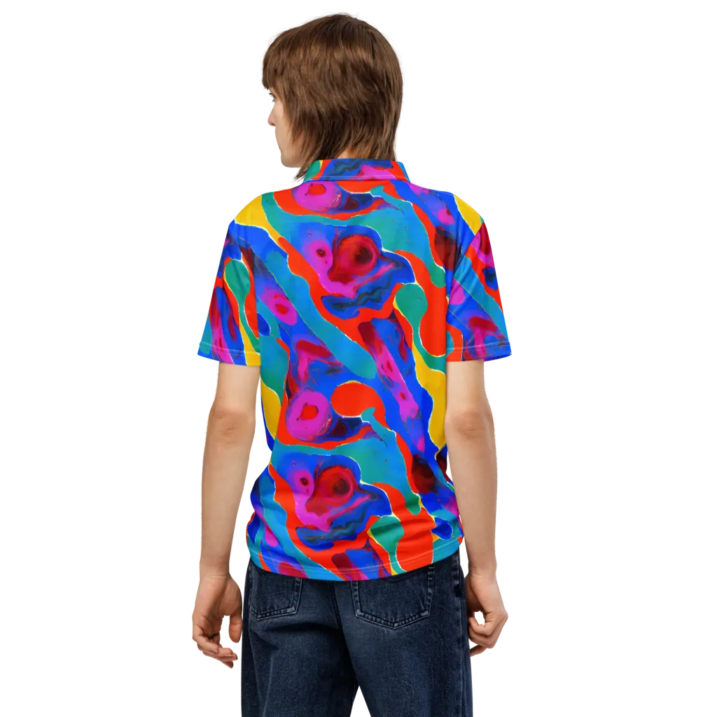 Irvin Rhapsody on Men's Slim Fit Polo Shirt — Back