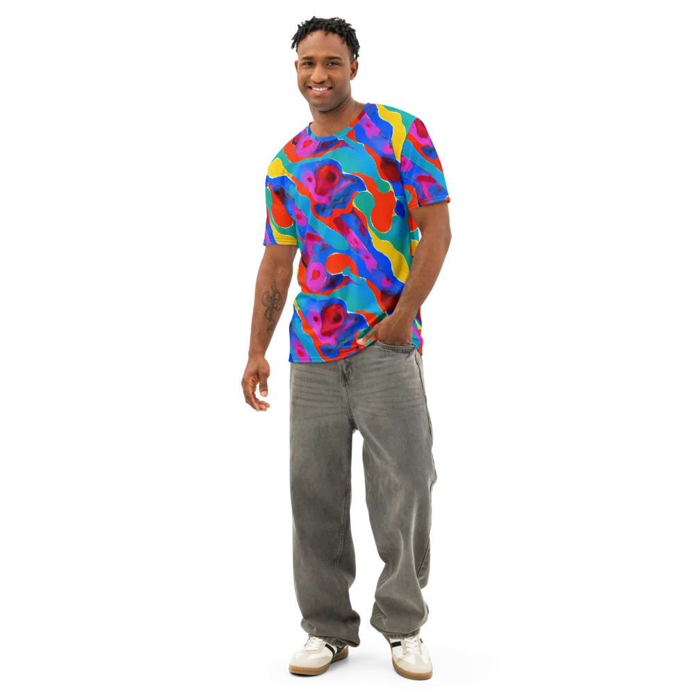 Irvin Rhapsody on Men's Cotton Crew Neck T-Shirt — Front