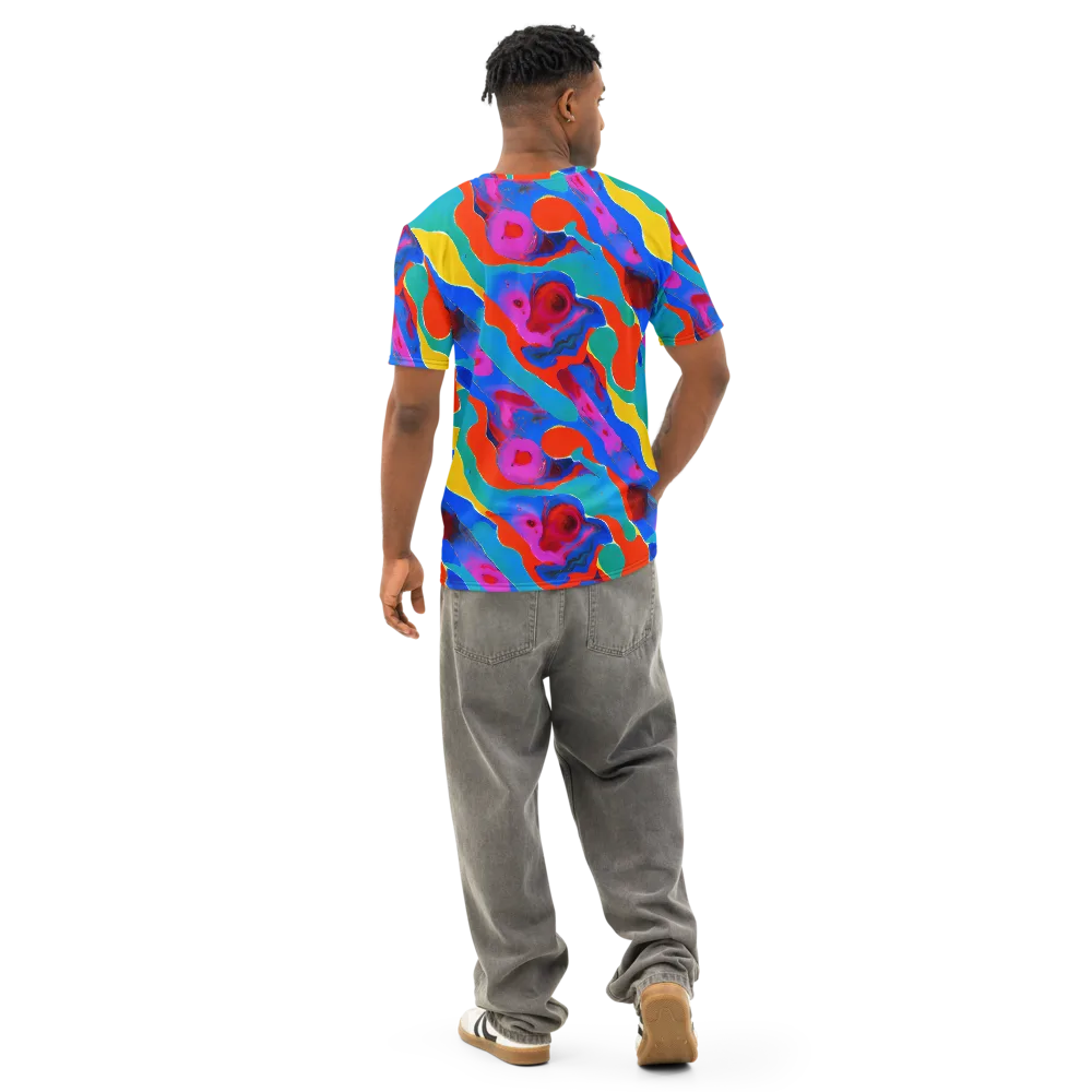 Irvin Rhapsody on Men's Cotton Crew Neck T-Shirt — Back