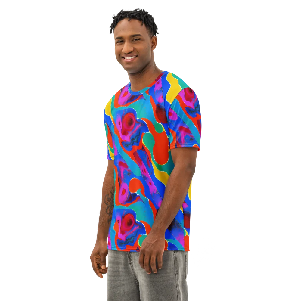 Irvin Rhapsody on Men's Cotton Crew Neck T-Shirt — Left Front