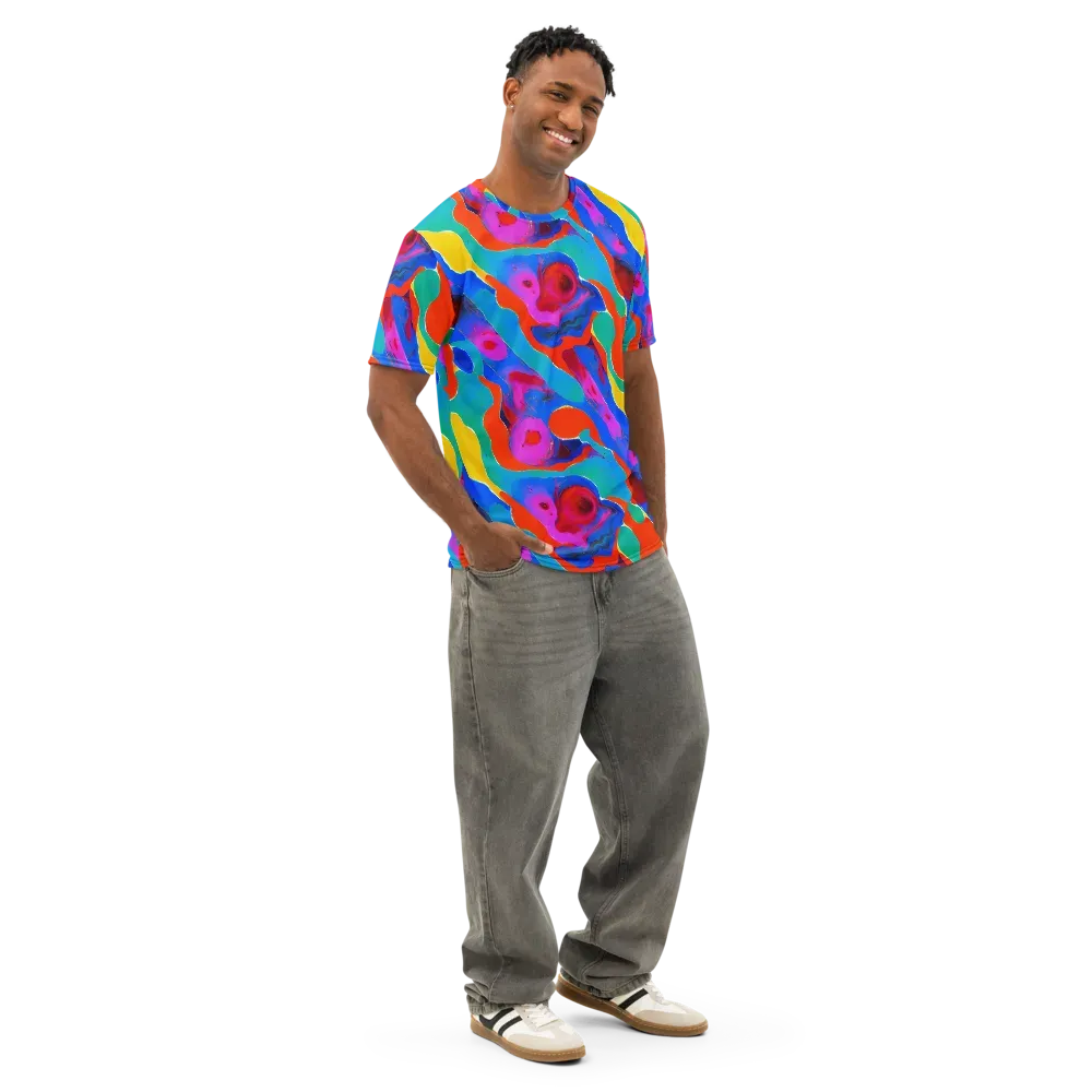 Irvin Rhapsody on Men's Cotton Crew Neck T-Shirt — Right Front