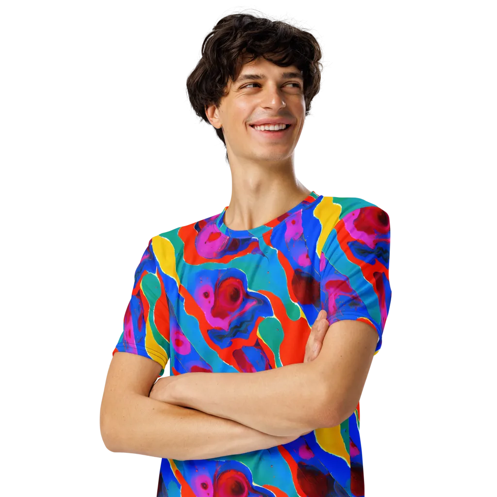 Irvin Rhapsody on Men's Crew Neck T-Shirt — Left Front
