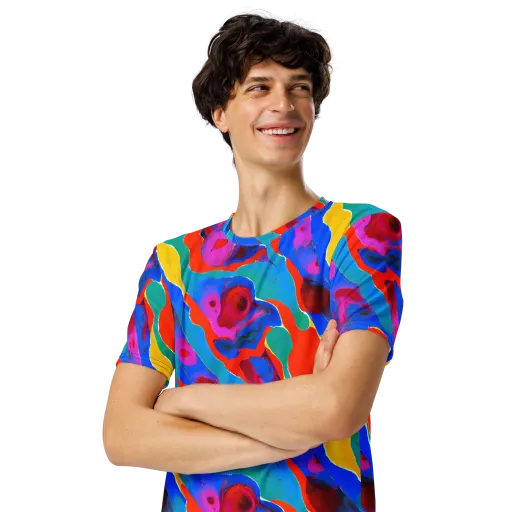 Irvin Rhapsody on a Men's Crew Neck T-Shirt
