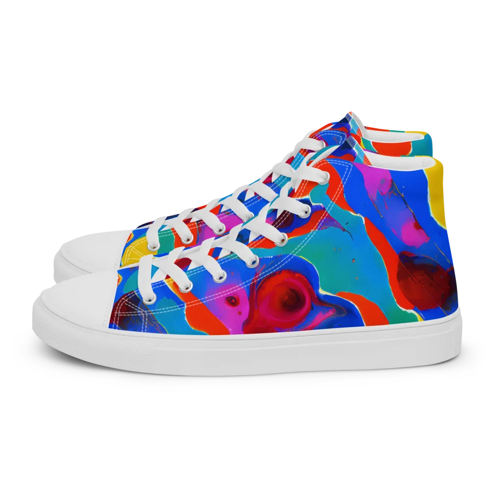 Irvin Rhapsody on Men's High Top Canvas Shoes — Left