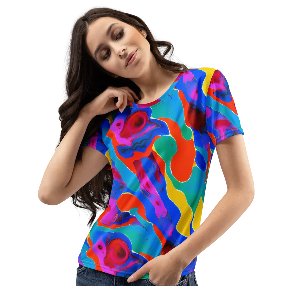 Irvin Rhapsody on Women's Crew Neck T-Shirt — Left Front