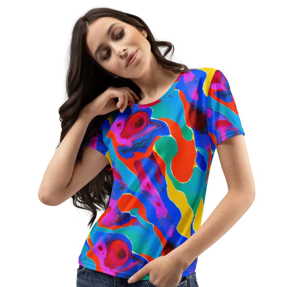 Irvin Rhapsody on Women's Crew Neck T-Shirt — Left Front