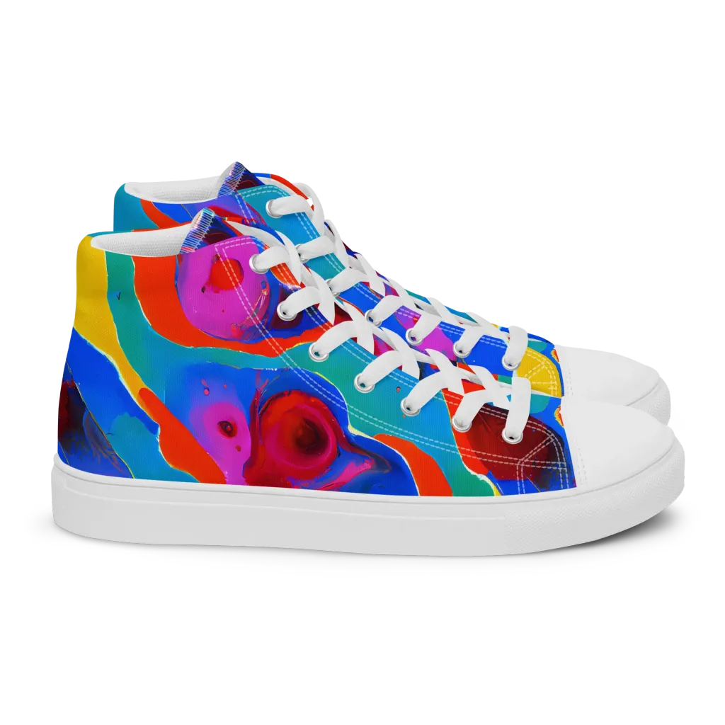 Irvin Rhapsody on Women's High Top Canvas Shoes — Right