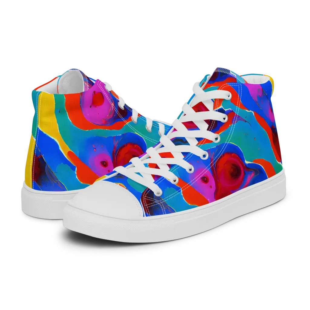 Irvin Rhapsody on Women's High Top Canvas Shoes — Left