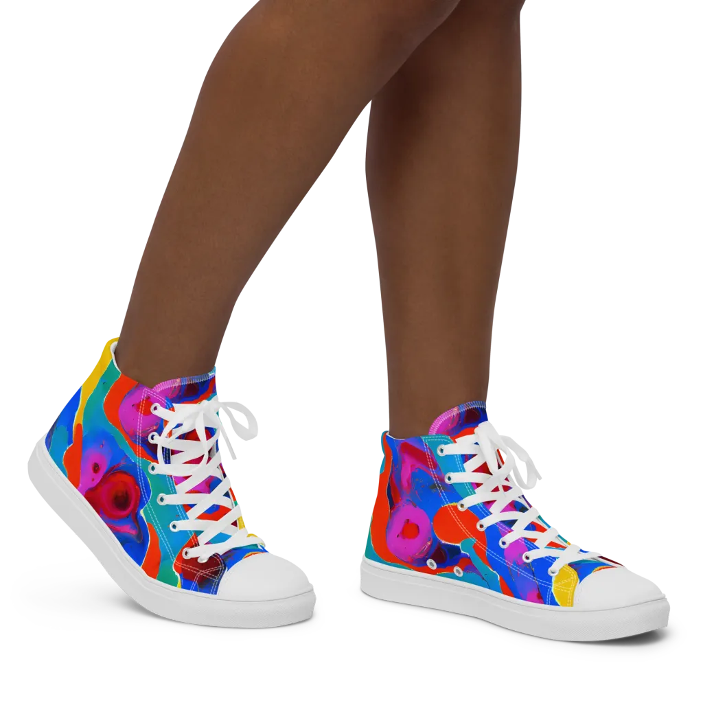Irvin Rhapsody on Women's High Top Canvas Shoes — Right