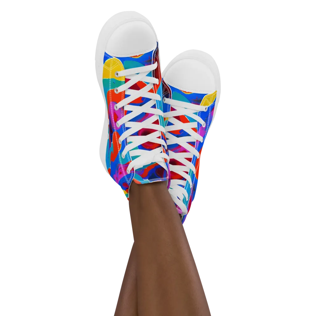 Irvin Rhapsody on Women's High Top Canvas Shoes — Front