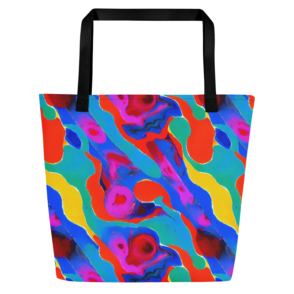 Irvin Rhapsody on Large Tote Bag W/ Pocket — Front