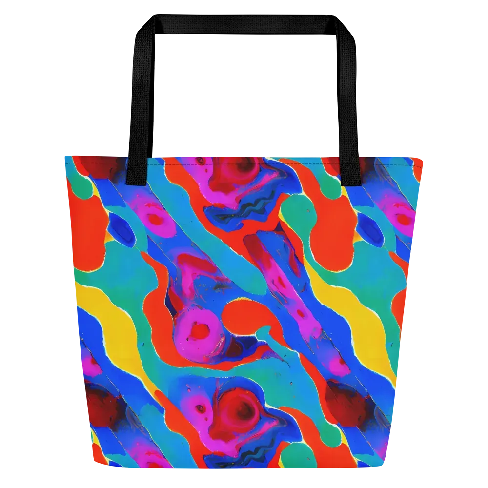 Irvin Rhapsody on Large Tote Bag W/ Pocket — Front