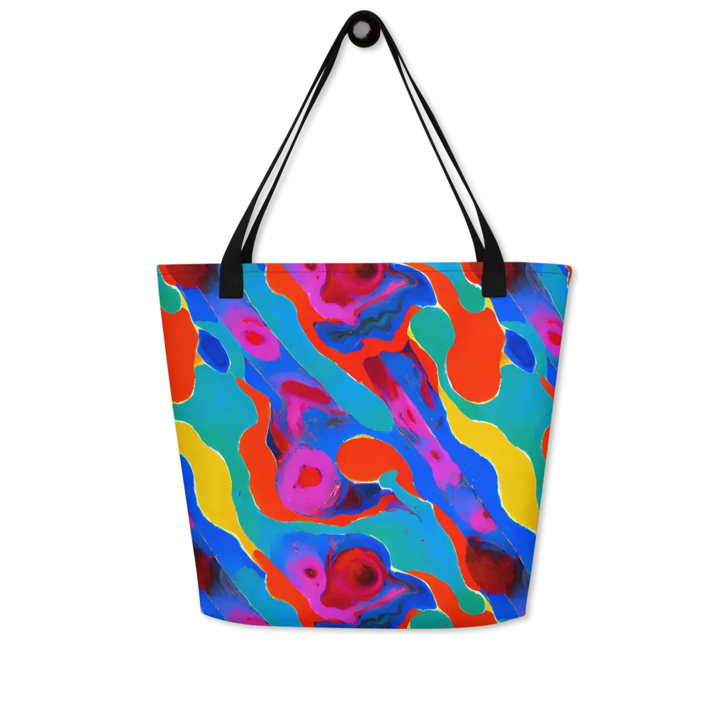 Irvin Rhapsody on Large Tote Bag W/ Pocket — Front