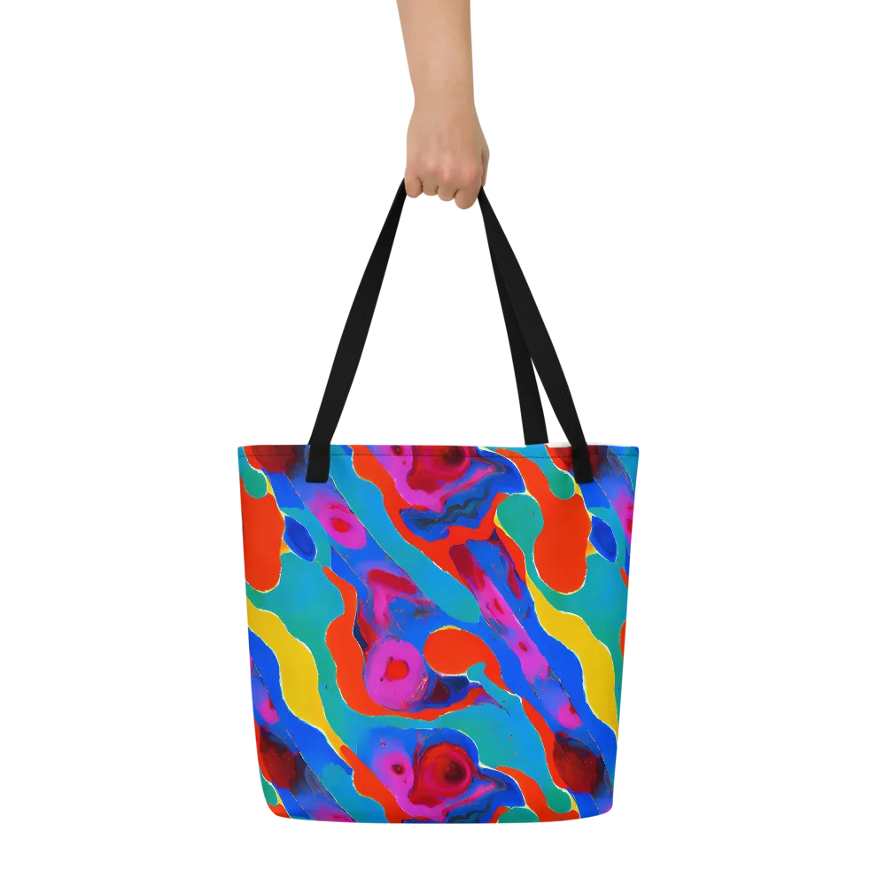 Irvin Rhapsody on Large Tote Bag W/ Pocket — Front