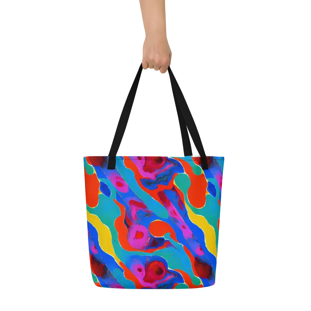 Irvin Rhapsody on Large Tote Bag W/ Pocket — Front