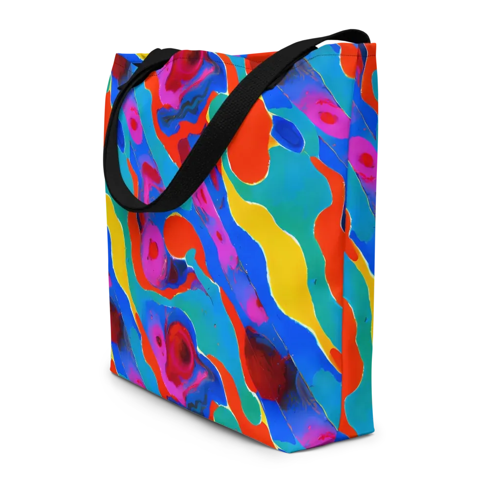 Irvin Rhapsody on Large Tote Bag W/ Pocket — Front