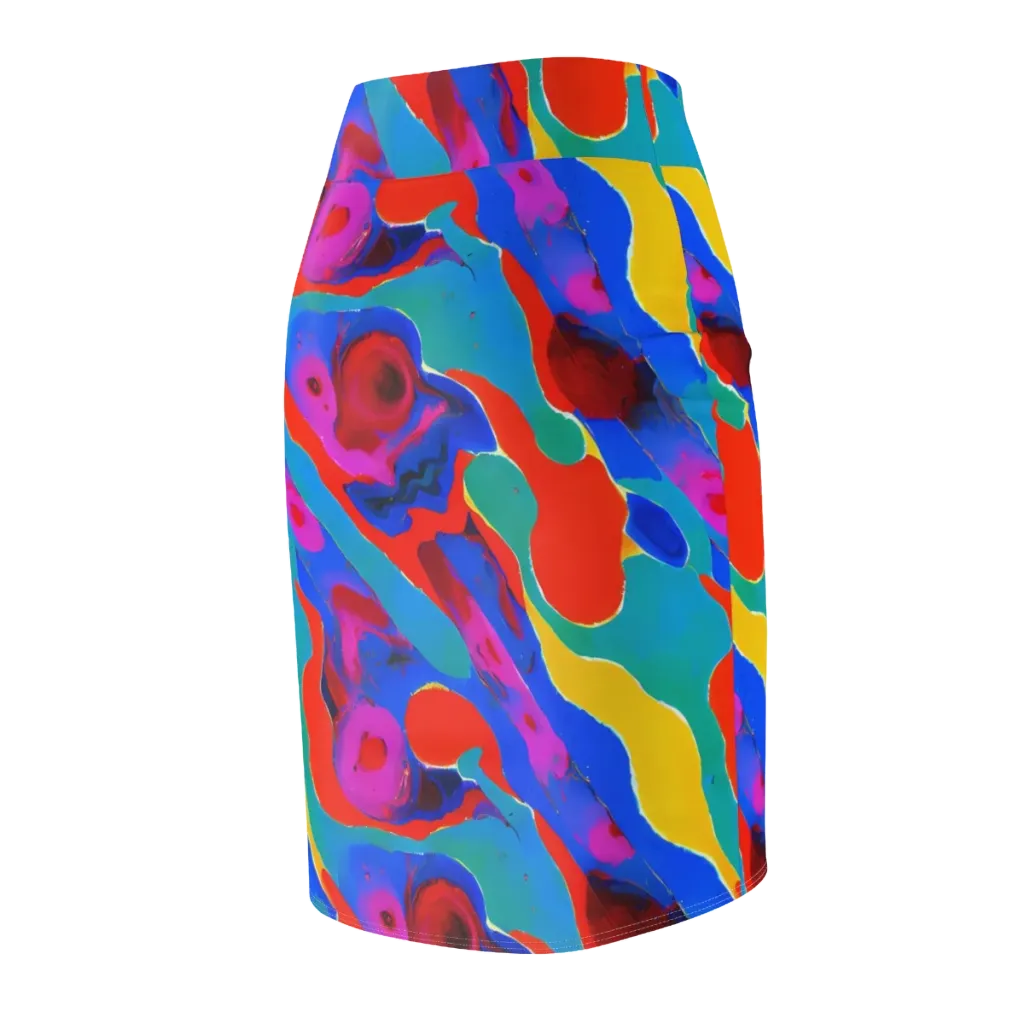 Irvin Rhapsody on Pencil Skirt — Back Side