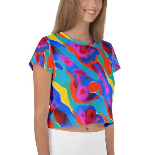 Irvin Rhapsody on a Crop Tee