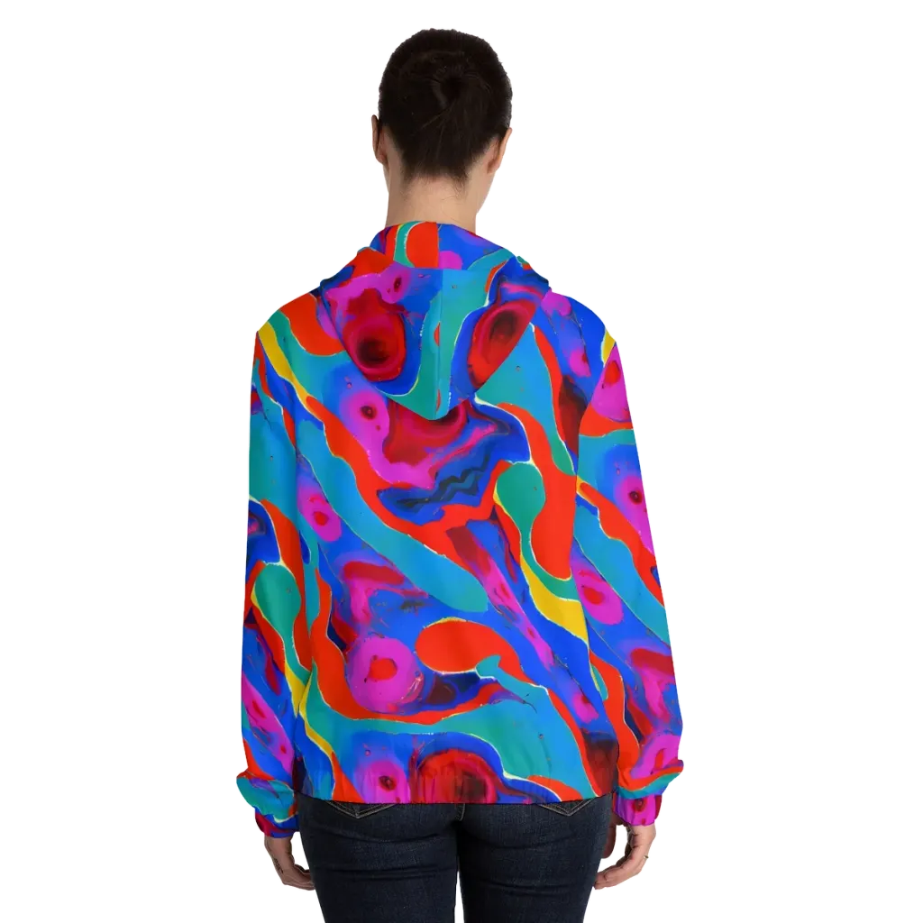 Irvin Rhapsody on Women's Full-Zip Hoodie — Back On Person