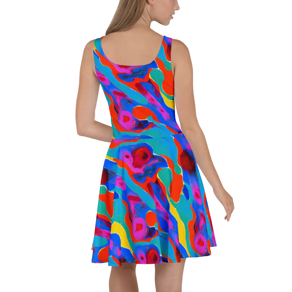 Irvin Rhapsody on Skater Dress — Back