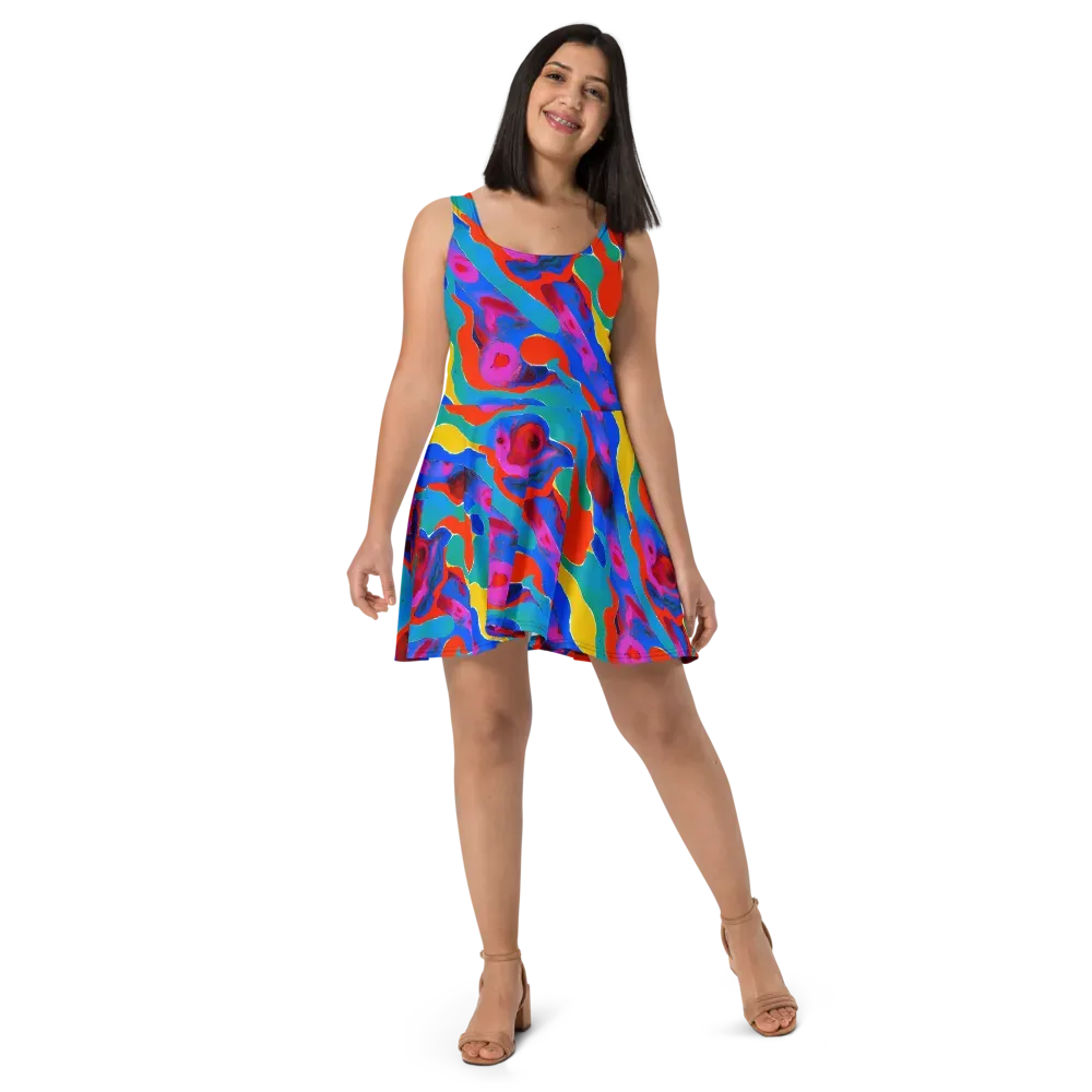 Irvin Rhapsody on Skater Dress — Front
