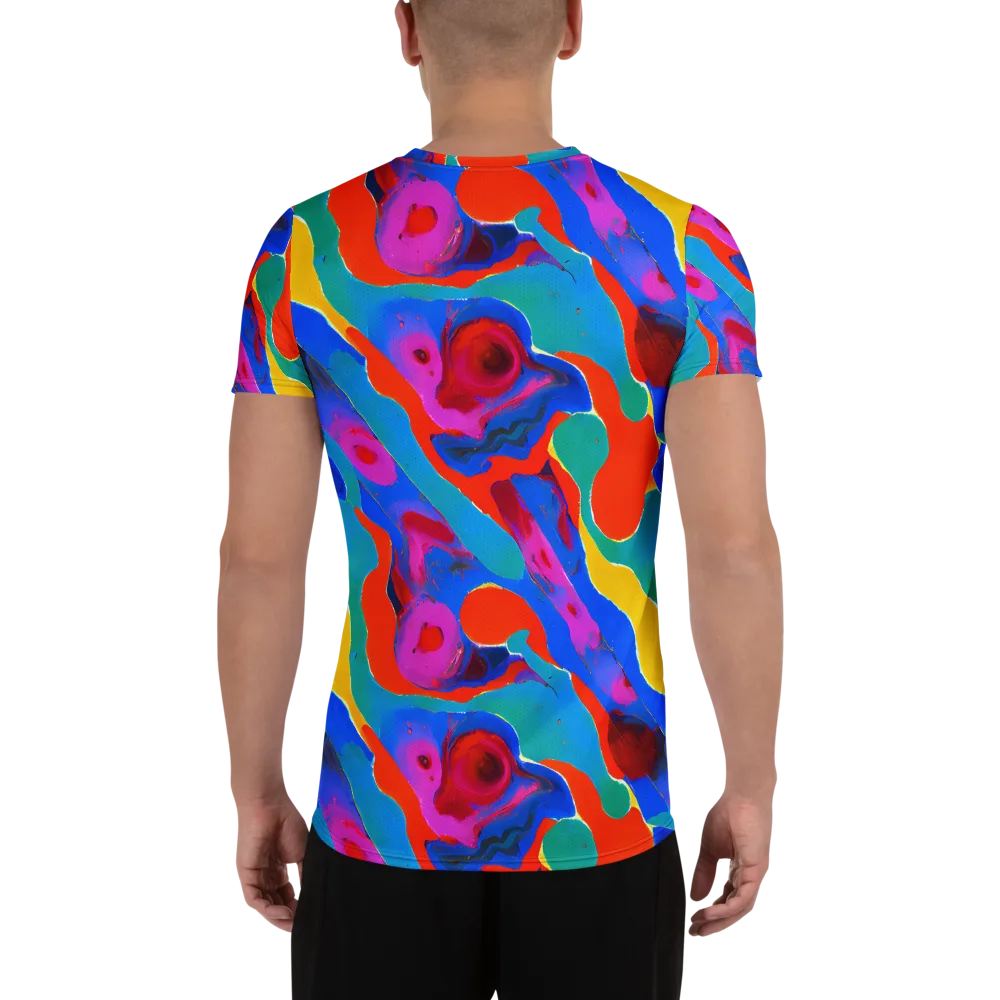 Irvin Rhapsody on Men's Athletic T-Shirt — Back