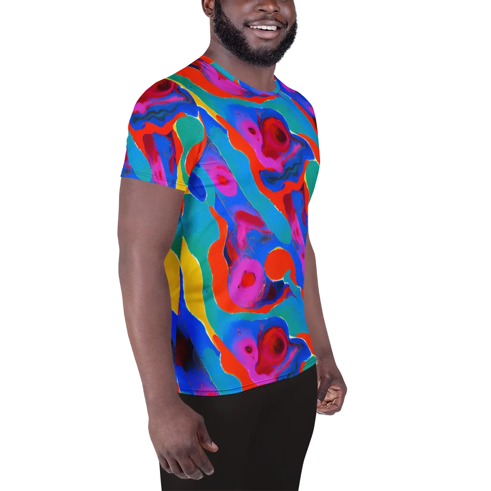 Irvin Rhapsody on Men's Athletic T-Shirt — Right