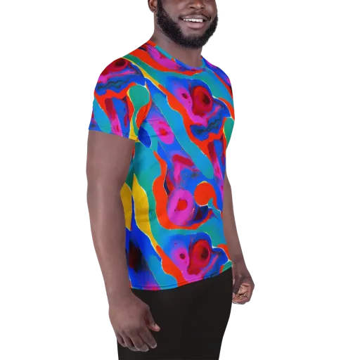 Irvin Rhapsody on a Men's Athletic T-Shirt