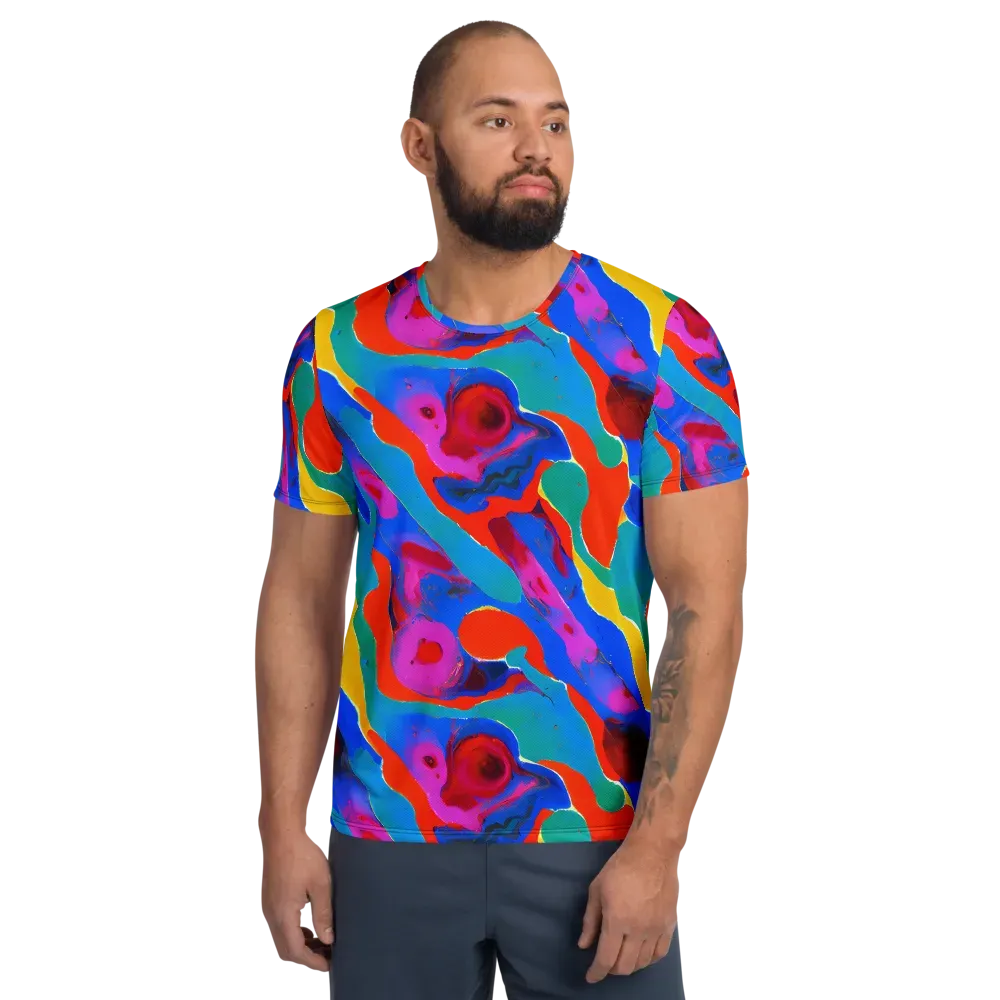 Irvin Rhapsody on Men's Athletic T-Shirt — Front