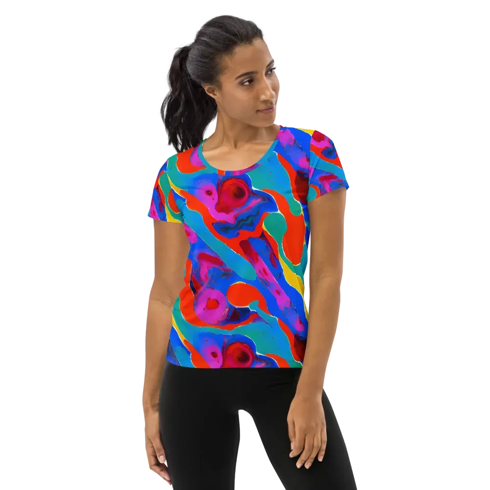 Irvin Rhapsody on Women's Athletic T-Shirt — Front