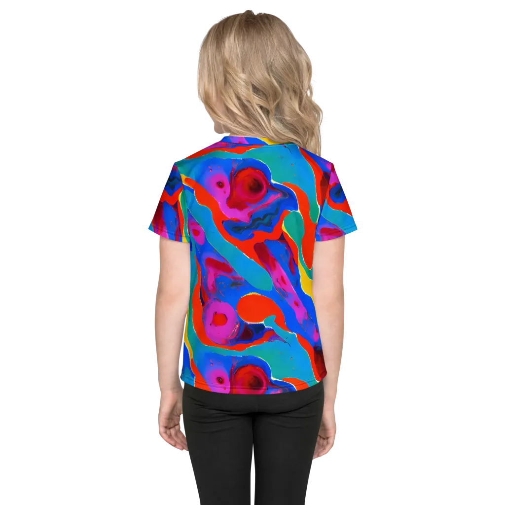 Irvin Rhapsody on Kids Crew Neck T-Shirt — Back