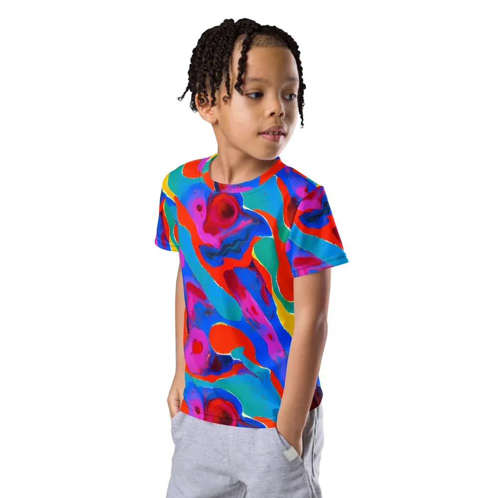 Irvin Rhapsody on Kids Crew Neck T-Shirt — Left Front