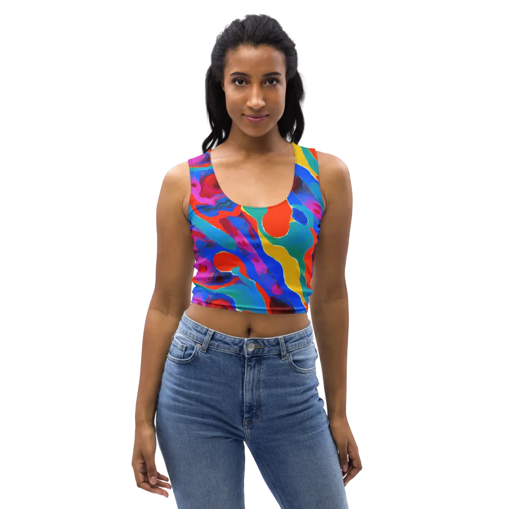 Irvin Rhapsody on Crop Top — Front