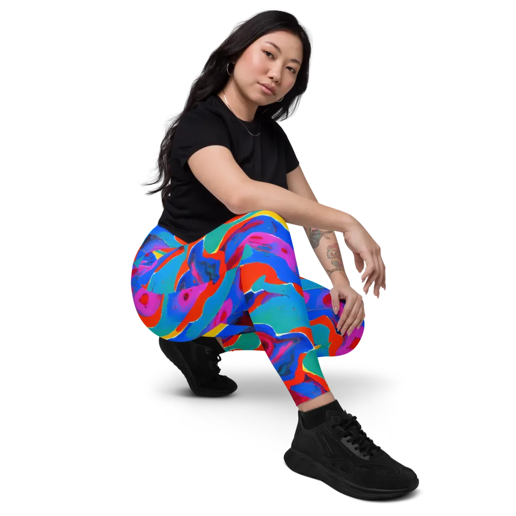 Irvin Rhapsody on Leggings with Pockets — Right Front