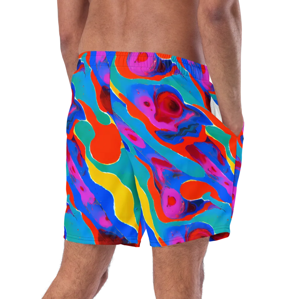 Irvin Rhapsody on Swim Trunks — Right Back