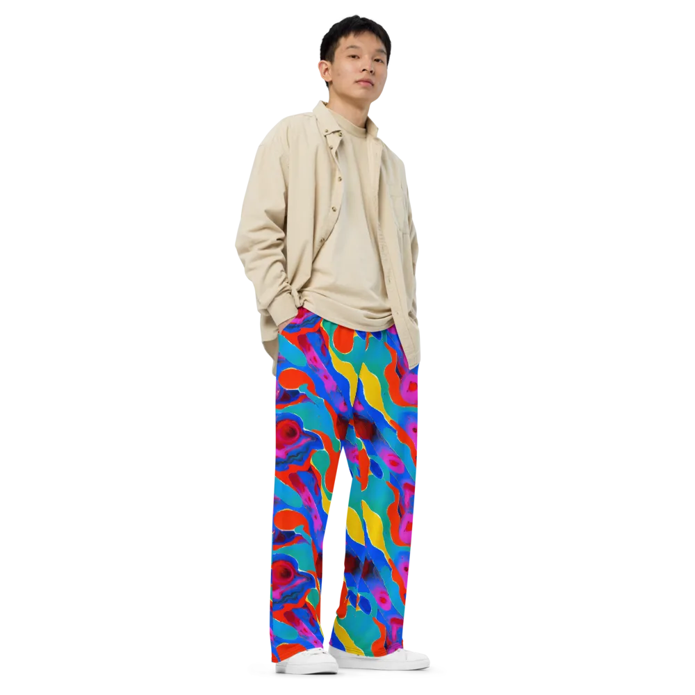 Irvin Rhapsody on Wide-Leg Pants — Right Front